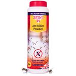Zero In Ant Killer Powder 450g – Ready-to-Use Fast-Acting Ant & Nest Control, Permethrin Powder for Indoor & Outdoor Use, Precise Crack & Crevice Application