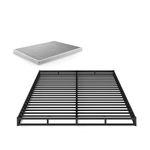 Zinus 4 Inch Quick Lock Low Profile Smart Box Spring/Mattress Foundation/Strong Steel Structure/Easy Assembly, Full