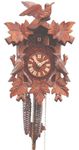 Rombach & Haas Cuckoo Clock 5 leaves, 3 birds
