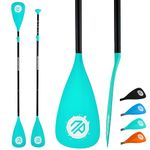 niphean Sup Paddle, 4-Piece Dual-Use Detachable Floating Paddle Board Paddles, 78"-86" Adjustable Kayak Paddle, Durable Oars