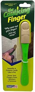 The Caulking Finger, A Caulk Smoothing Tool Providing Smooth Finishing to Caulks Like a Professional. Comfort Grip, Durable and Easy to Use. Saves Your Fingers from Splinters and Soreness