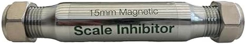 WRAS Water Softener Scale Inhibitor - Universal Limescale Filter - Inline Water Softener and Magnetic Water Conditioner - Protects Boiler - Lifetime Guarantee