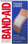 Band-Aid Brand Adhesive Bandages, Tough-Strips, Extra Large (1.75 X 4 Inches), 10 Count (Pack of 2) by Band-Aid