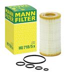 Mann-Filter HU 718/5 X Metal-Free Oil Filter, pack of 1