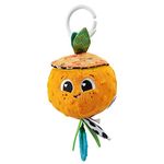 TOMY L27384 LAMAZE Olive The Orange, Clip on Pram and Pushchair Newborn, Sensory Babies with Colours and Sounds, Development Toy for Boys and Girls Aged 0 Months +, Multi