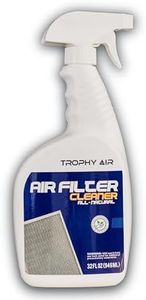 Trophy Air HVAC Filter Cleaner 32 Oz Spray Bottle Filter Cleaner and Refresher; Restores Home Air Filter Performance