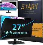 27 Inch Computer Privacy Screen Filter for 16:9 Widescreen Monitor - Stary Computer Screen Privacy Shield Anti-Glare Protector (Width:23.6" x Height:13.3")