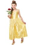 Rubie's 640710S Official Disney Princess Belle Gem Costume, Girls, Small 3-4 Years, Height 104 cm