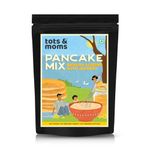 Tots & Moms Foods Banana Almond Pancake Mix with Jaggery for Kids Breakfast Snack | No Maida, white sugar, baking agent | 100% Natural & Wholesome with Almonds - 250g