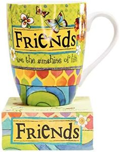 Divinity Boutique 23779 Ceramic Mug and and Memo Pad Friends, One Size, Multicolor