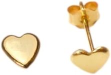 Arranview Jewellery 5 mm heart stud earrings in 9ct yellow gold