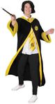 Rubie's Unisex Adult's Harry Potter: Hufflepuff Adult Robe, Black, One Size