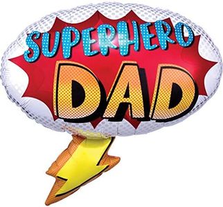 Anagram SuperShape Superhero Dad P30 Foil Balloon