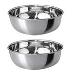 2Pack Stainless Steel Dog Bowls -1500ML- Large Dishwasher Safe Dog Food Bowl – Rust and Splash Free Dog Water Bowl- Dog Bowl