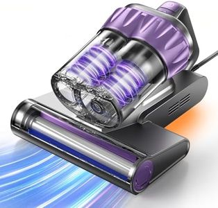 Airpher Mattress Vacuum Cleaner 20Kpa Bed Vacuum Cleaner with Smart Dust Sensor,UV-C Light,HEPA Filter,150°F Heat,500W Powerful Handheld,for Pet Hair,Sofa,Couch Crib Gift Ideas for Women
