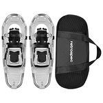 Retrospec Drifter Snowshoes for Men, Women, 21/25/30 Inch - Aluminum Frames & Double-Ratchet Binding System with Carry Bag for Adults and Children