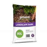 Jamieson Brothers® Landscape Bark 80L bag - Suitable For Use When Landscaping Garden Areas and Is Great For Weed Suppression Helps To Improve Soil Structure