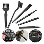 Plastic Handle Anti Static Brushes, BREEZO 6 in 1 Small Portable Nylon Cleaning Brushes Computer PC Keyboard Laptop Electronics Camera Cleaning Brush Kit