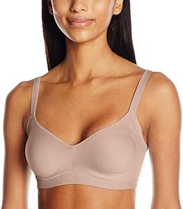 Warner's Women's Easy Does It® Underarm-Smoothing with Seamless Stretch Wireless Lightly Lined Comfort Bra Rm3911a, Toasted Almond, 40D