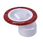 Oatey 43501 PVC Offset w/Ring Closet Toilet Flange 3" to 4"