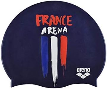 arena Flags Silicone Swim Cap, 101/France