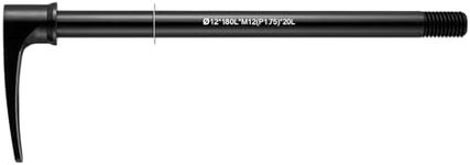 corki Cycles Thread Pitch 1.75mm * 12mm Bike Hubs Thru Axle Adapter Boost Forks (12mm x 122/166/171/175/180/192mm) for Rod MTB Grave Bicycle Front Rear Wheel (P1.75 * 12-180mm with Handle)