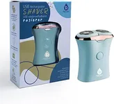 Pursonic USB Rechargeable Ladies Shaver, Removes Hair Instantly & Pain Free, Perfect Design is Great for Legs, Bikini, Arms and Ankles!