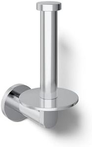 KOHLER K-73148-CP Composed Vertical Toilet Paper Holder Wall Mount, Metal Toilet Paper Holder, Polished Chrome