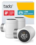 tado° Smart Radiator Thermostat X – Trio Pack, Heating Control via App and Smart Speaker (Alexa, Siri, Google Assistant), Save Heating Costs, DIY Installation