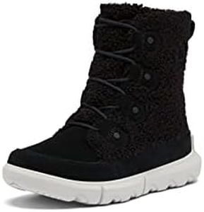 SOREL Women's Explorer Next Joan Cozy Boots - Black, Moonstone - Size 9