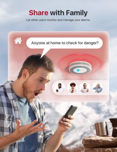 X-Sense Wi-Fi Smoke and CO Alarm 2-Pack – Wireless Smart Detector