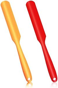 Hosrnovo Poop Knife, (2 Pack) Silicone Spatula Poo Knife for Toilet Block, Prank Funny Gag Gift for Christmas and Kids