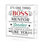 FaCraft Boss Gifts for Women Men Keepsake and Paperweight Boss's Day Gifts for Her Him Boss Leader from Employee Christmas Birthday Gifts National Boss Day Gifts for Bosses Lady Female Male Manager