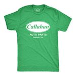 Mens Callahan Auto T Shirt Funny Shirts Cool Humor Graphic Saying Sarcasm Tee Mens Funny T Shirts Funny Movie T Shirt Novelty Tees for Men Green XXL