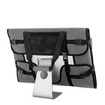 Trunab Monitor Carry Case Compatible with iMac 21.5" Desktop Computer/24’’ iMac /24’’ Monitors, Protective Monitor Dust Cover for iMac Screen and Accessories (Grey1)