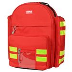 Gima 27171 Logic 2 Polyester Rusksack, Red, Large, 40cm x 25cm x 47cm