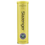 Slazenger tennis ball, official Wimbledon ball, ITF approved, metal tin (4 balls)