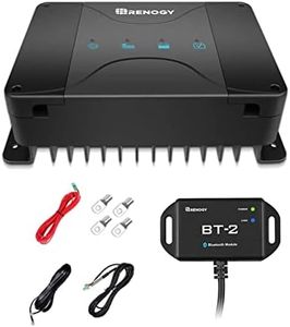 Renogy 12V 50A DC-DC On-board Battery Charger with BT2 Bluetooth Module set, Smart Battery Charger with MPPT suitable for Gel, AGM, and Lithium Batteries in RVs, Cars, Boats, Yachts