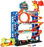 Hot Wheels City Toy Car Track Set U