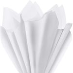 EUSOAR White Tissue Paper, 20x15 inches 200pcs Present Gift Packaging Wrapping Tissue Paper for Crafts Gift Bags Bulk, DIY Decorative Tissue Paper Art Craft Birthday Party Weddings