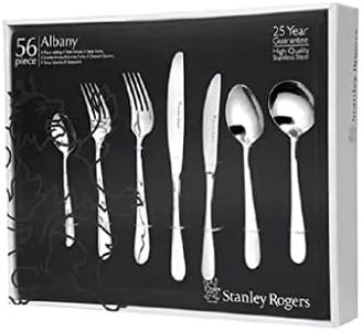Stanley Rogers Albany 56-Piece Cutlery Set 6.0x29.0x26.0 centimeters Silver