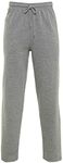 H&F Men Open Hem Tracksuit Bottoms Joggers Fleece Pants Slim Fit Sweatpants Draw String Gym Sports Trouser Jogging Bottoms Zip Pockets Plus Size Yoga Set S M L XL 2XL 3XL 4XL 5XL (M, Light Grey)