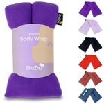 Zhu-Zhu Lavender Body Wrap Wheat Bag Microwavable Purple Fleece Microwave Heat Pad Soothing Heat Pack Hot Therapy Neck and Shoulder Pain Relief