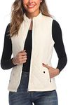 LONGKING Women's Vest, Stand Collar