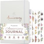 Clever Fox Anniversary Journal – Couple Memory Book & Photo Album with Writing Space – Wedding, Bridal Shower & Married Couple Gifts (White)