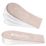 Thearches Adjustable Heel Lift Insole Inserts Orthotic Gel Height Increase Insoles for Women Men Leg Length Discrepancy, Achilles tendonitis, Heel Spurs, Heel Pain, Plantar Fasciitis, Heel Injuries