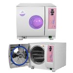 BoNew-Oral Autoclave Full-Automatic Disinfector Class N 16L/18L/23L High Pressure High Pressure Temperature Steam Autoclave Digital Display Vacuum Stainless Steel (18L)