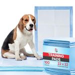 Discount Seller Large Puppy Pads 100 Packs (60x60cm) Multi-Layered Leakproof and Highly Absorbent Odour Locking Dog Pads—Anti-Slip and Disposable Puppy Training Pads