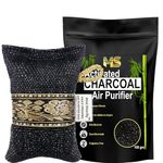 Mini Storify – Non Electric Activated Charcoal Air Purifier Bag – 100g – Natural Odor Remover & Deodorizer – Organic Air Freshener Bags for Shoe Rack, Car, Kitchen