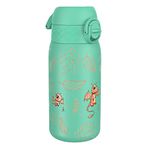 ION8 Stainless Steel Water Bottle (350ml) Leakproof Drinking Bottle, Triple Lock Lid Prevent Spills & Hide Away Handle, Dishwasher Safe & Straw Compatible, Slimline Design for Backpacks, Egg to Dragon